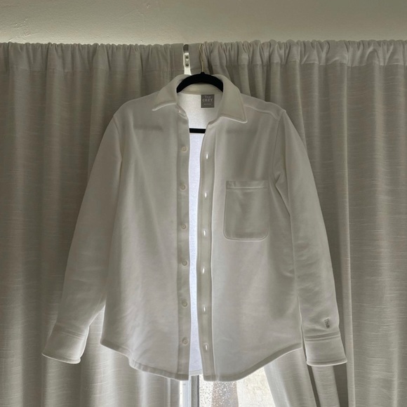 Aritzia Tna Cozy Fleece Boyfriend Shirt 